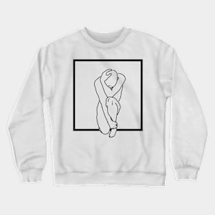 Human in the box Crewneck Sweatshirt